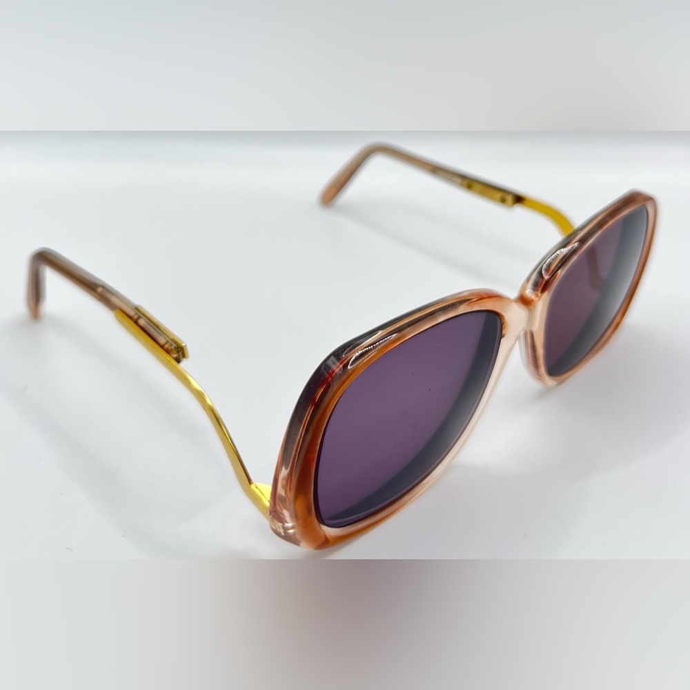 Vintage Tracy Brown Oval Sunglasses Frames Only